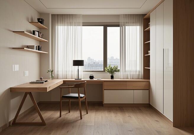 裝修干貨：精準(zhǔn)規(guī)劃書房尺寸，提升空間利用率與舒適度